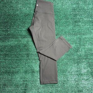 Lululemon Align High Rise Leggings 20" Army Green Size 8 Yoga Gym Pants